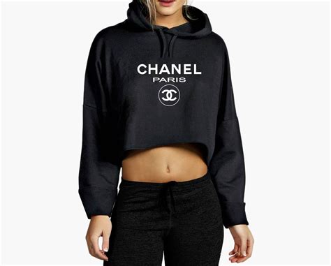 coco chanel crop sweatshirt